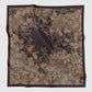 istanbul printed square scarf in kahve by buttonscarves 