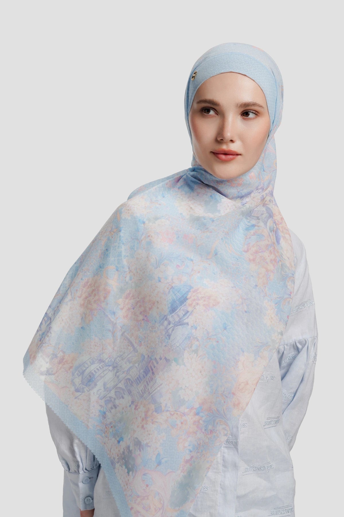 istanbul tie back shawl in marmara by buttonscarves 