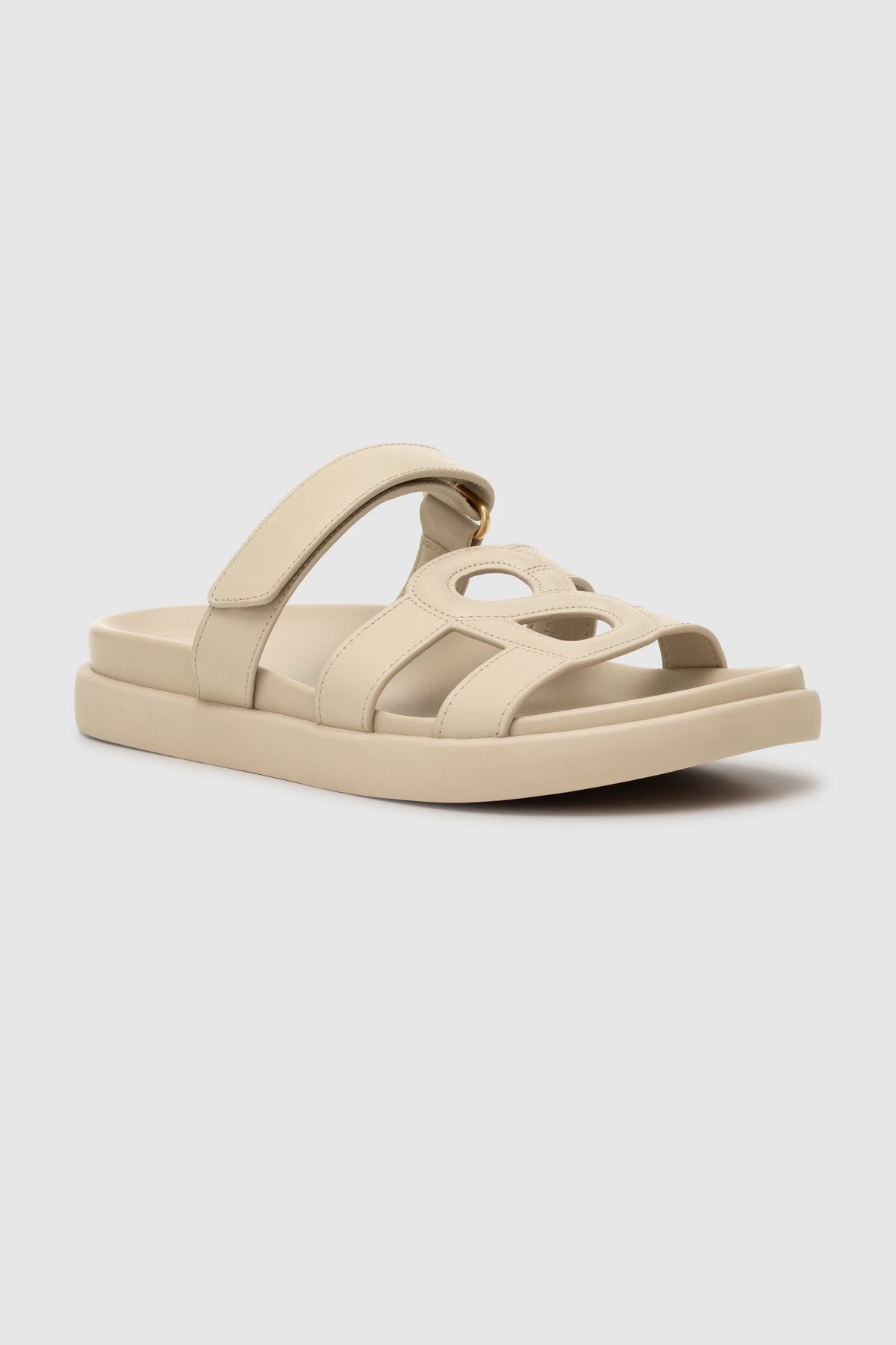 Kefi Signature Strap Sandal - Chalk