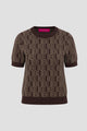 Leena Knit Top - Brown