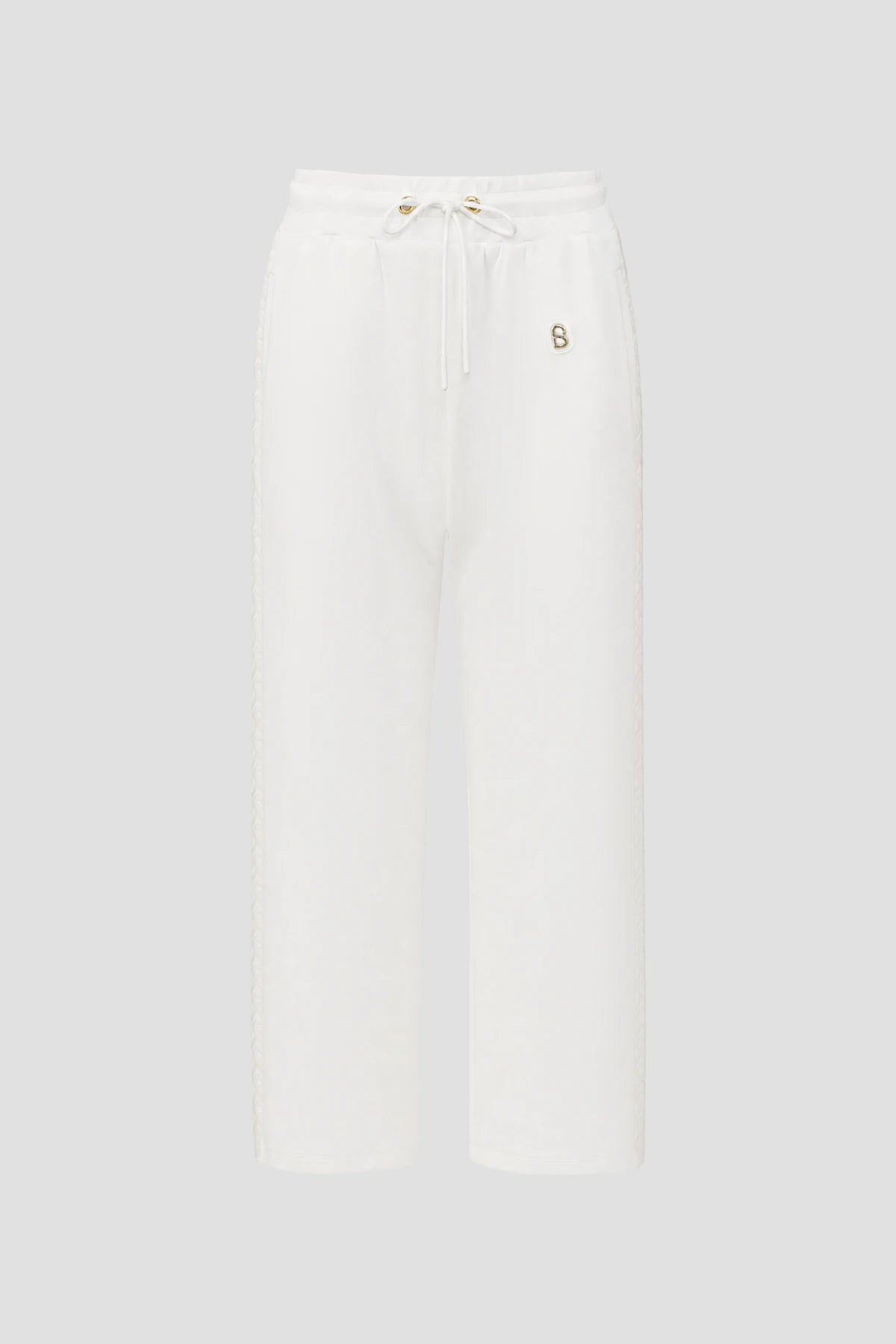 liora drawstring pants in white by buttonscarves 