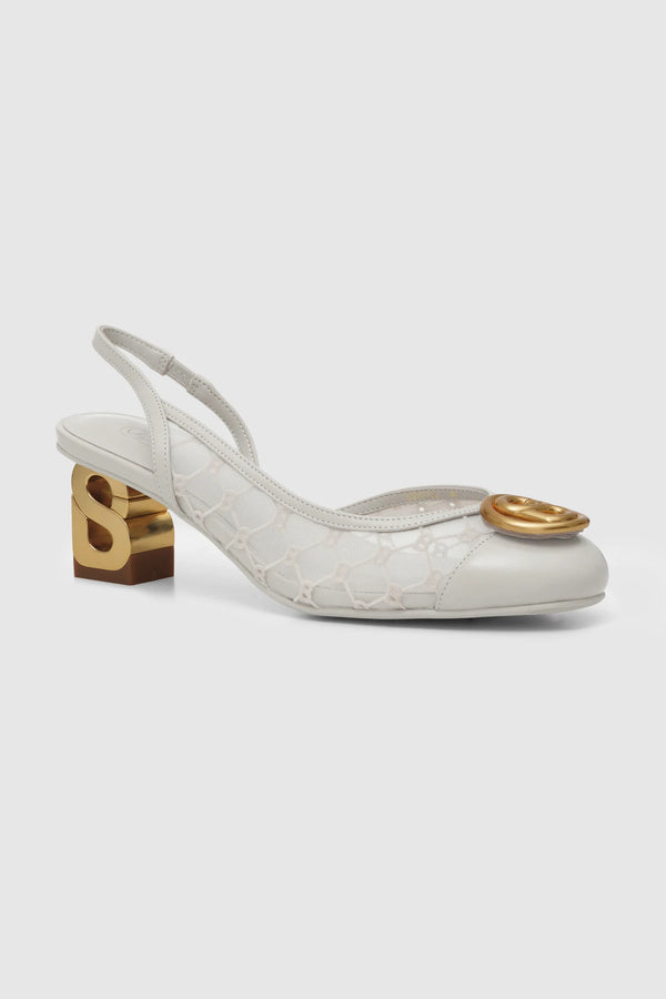 Meela Be Heels - Broken White