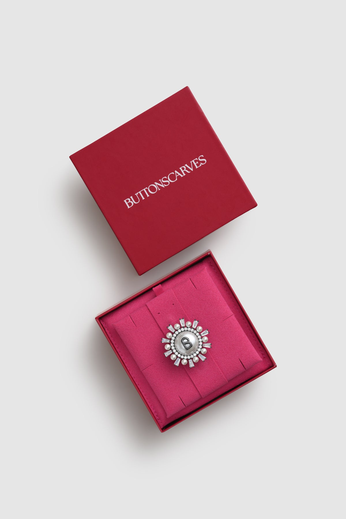 Mirea Petite Brooch - Hematite