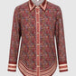 Nagita Oversized Shirt - Pomegranate