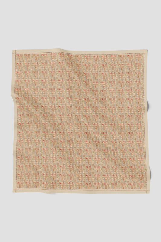 nagita square scarf in canele by buttonscarves 