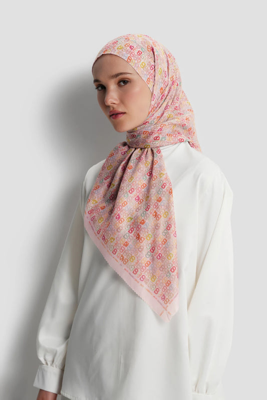 nagita tie back square scarf in marshmallow by buttonscarves 