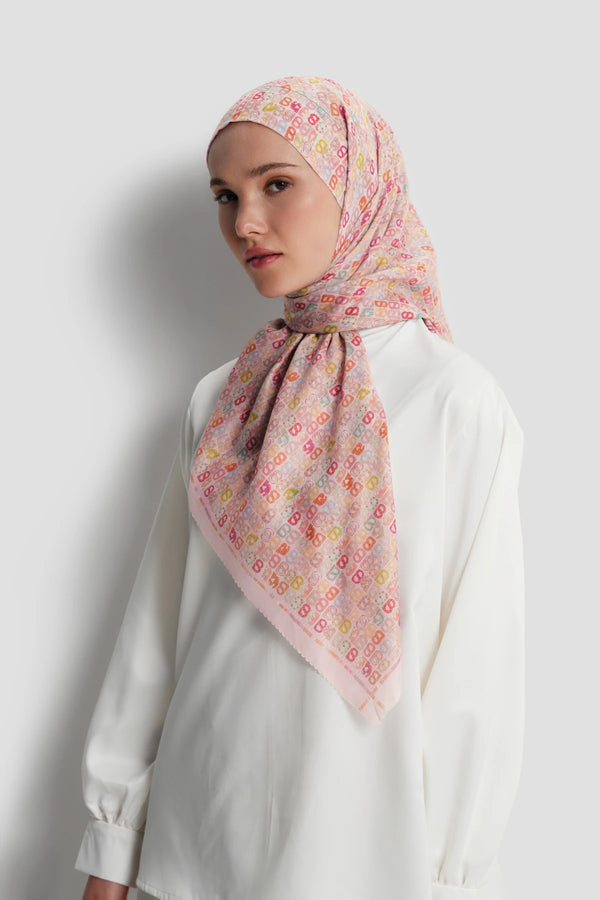 Nagita Tie Back Square - Marshmallow