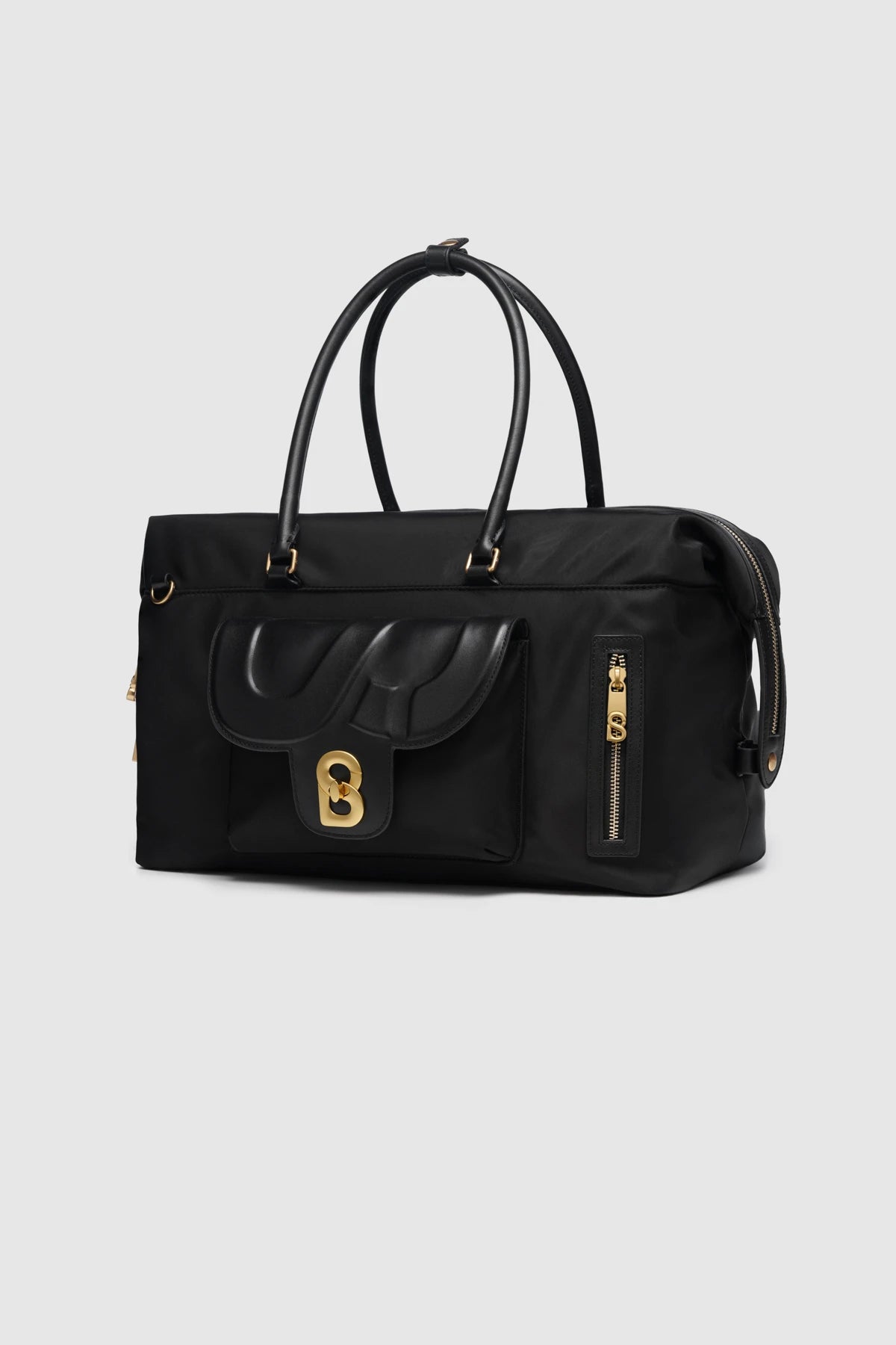 nara carryal bag in black by buttonscarves
