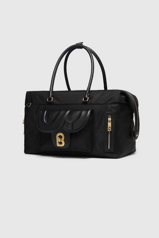 nara carryal bag in black by buttonscarves