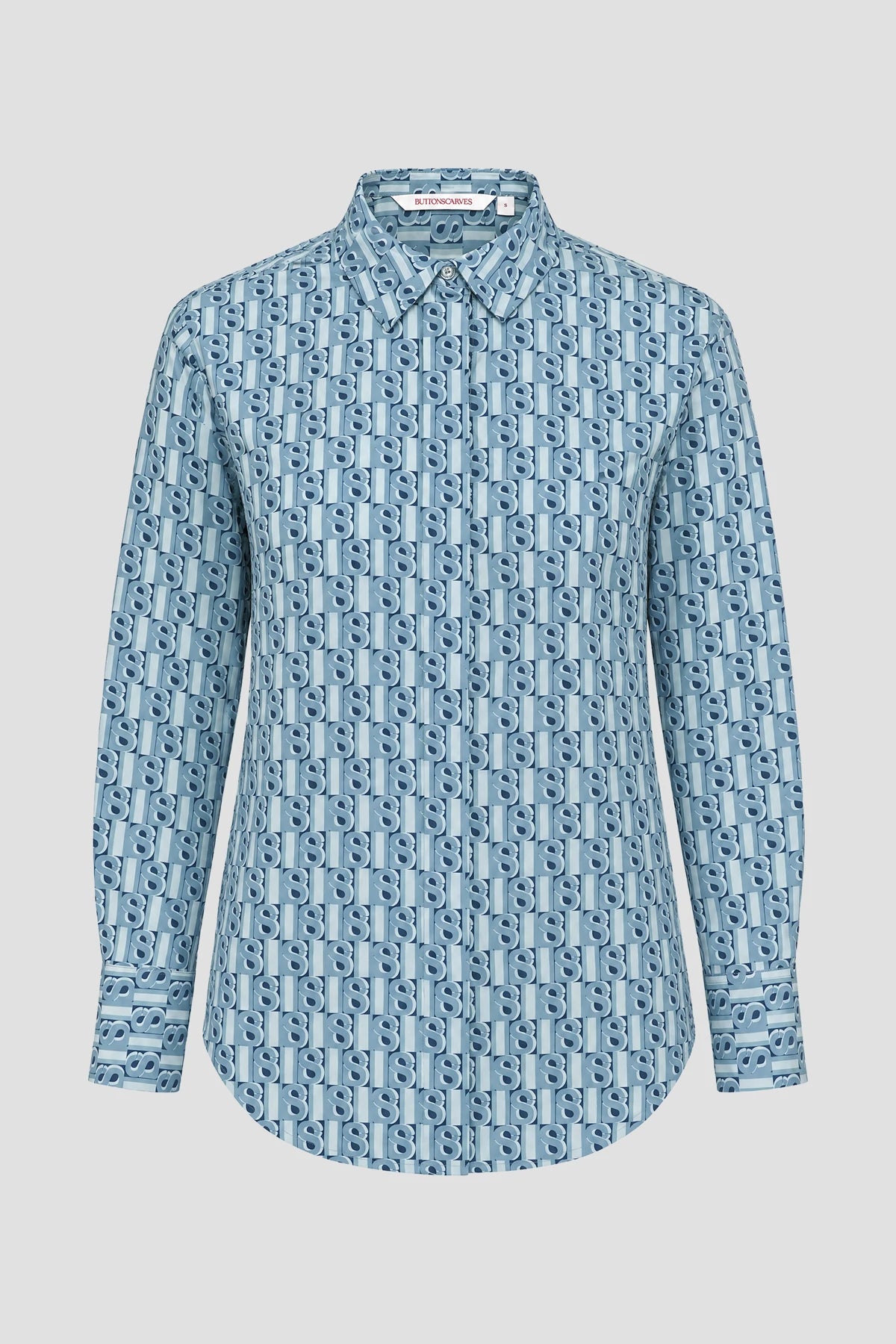 Nolla Monogram Shirt - Blue
