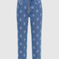 Rhea Denim Pants - Navy