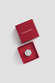 round pin brooch 03 in white silver by buttonscarves 