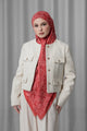 Samla de Fleur Tie Back Square - Brick Red