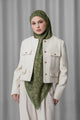 Samla de Fleur Tie Back Square - Deep Olive