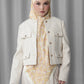 Samla de Fleur Tie Back Square - Lily White