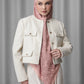 Samla de Fleur Tie Back Square - Mellow Rose