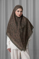 Samla de Fleur Tie Back Square - Turkish Coffee