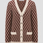 Signature Monogram Cardigan - Choco