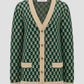 Signature Monogram Cardigan - Forest