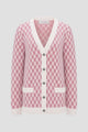 Signature Monogram Cardigan - Macaron