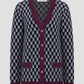Signature Monogram Cardigan - Maritime