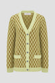 Signature Monogram Cardigan - Moss