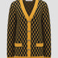 Signature Monogram Cardigan - Tumeric
