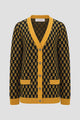 Signature Monogram Cardigan - Tumeric