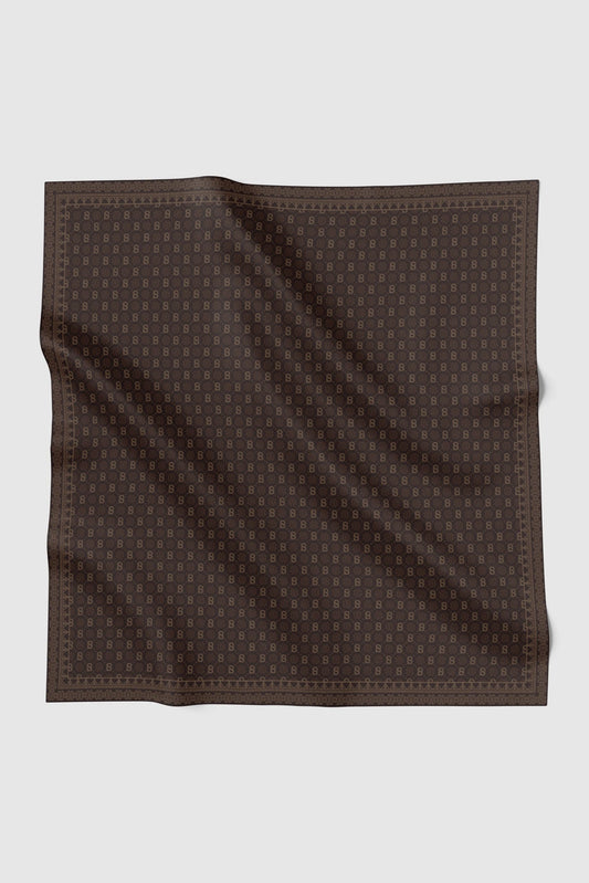Songket Square - Mahogany