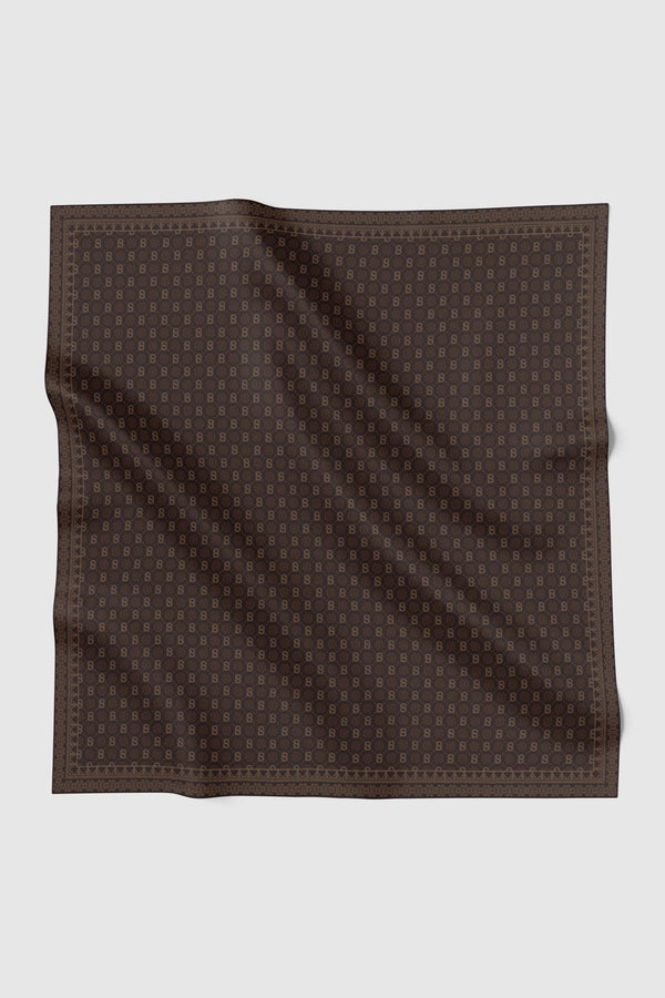 Songket Square - Mahogany