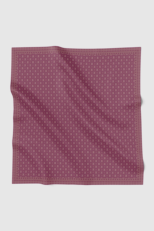 songket square scarf orchid by buttonscarves