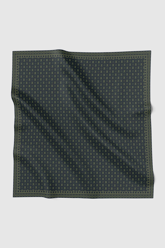 songket square scarf peacock by buttonscarves