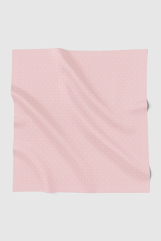 songket square scarf pink beach by buttonscarves