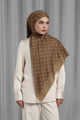 Songket Tie Back Square - Cinnamon