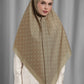 Songket Tie Back Square - Ginger