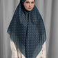 Songket Tie Back Square - Maritime Blue