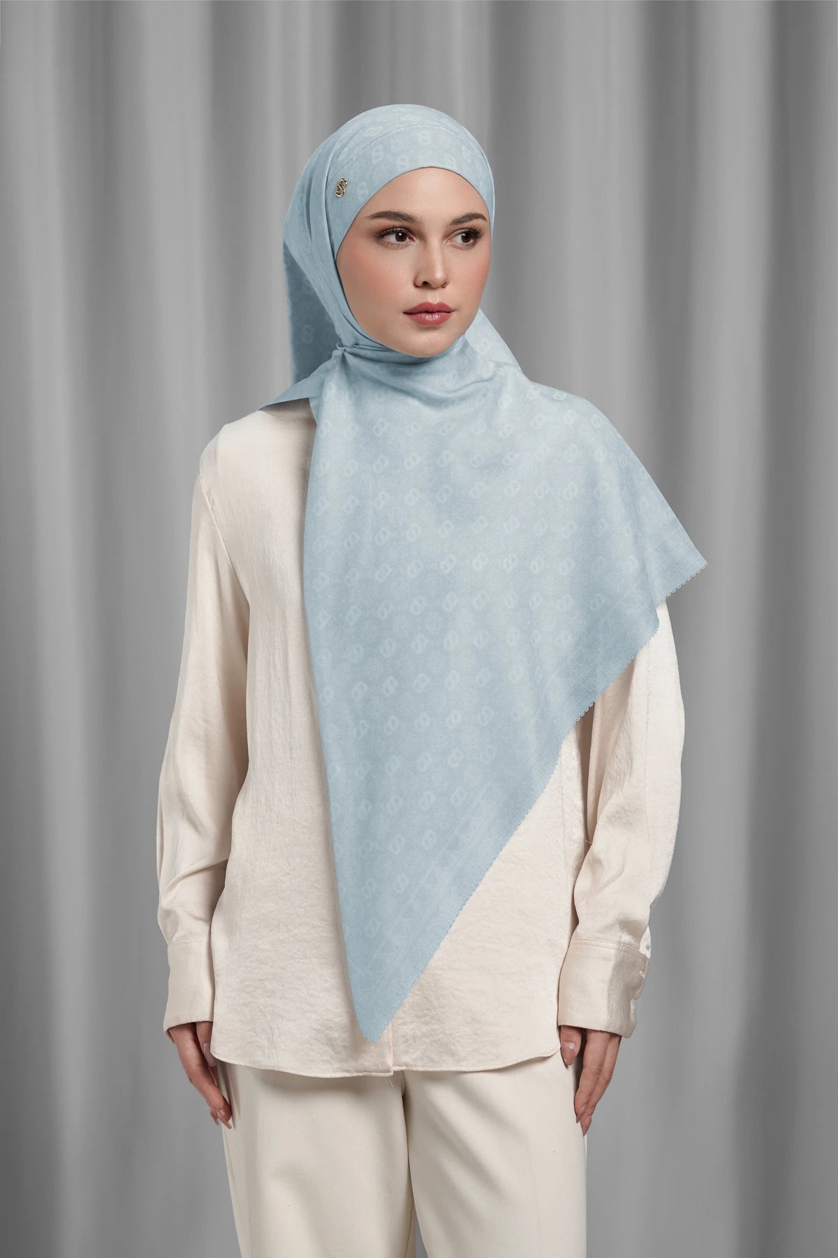 Songket Tie Back Square - Nickel