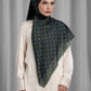 Songket Tie Back Square - Peacock