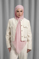 Songket Tie Back Square - Pink Beach