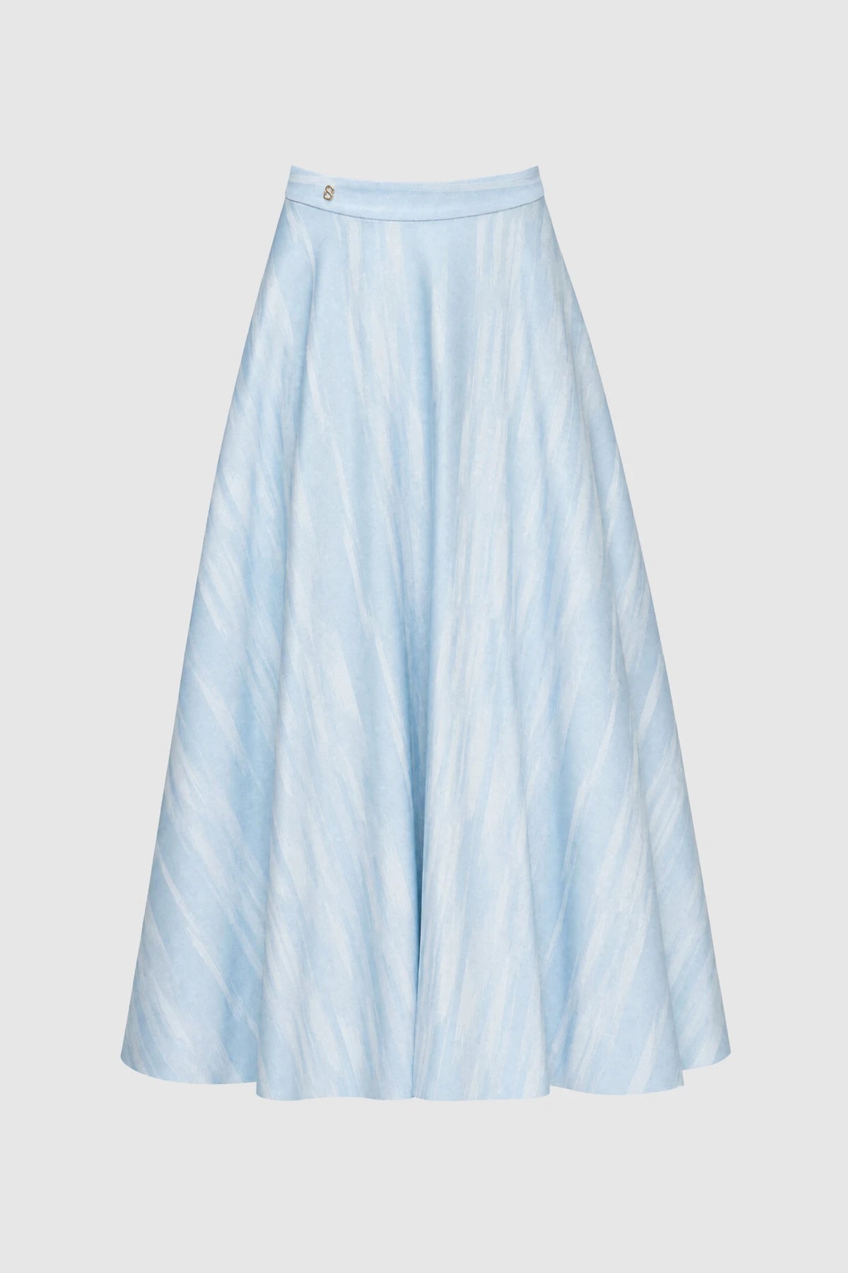 Songket Maxi Skirt - Blue