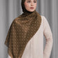 Songket Tie Back Shawl - Cinnamon