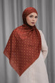 Songket Tie Back Shawl - Lychee
