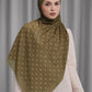 songket tie back shawl in peanut by buttonscarves 