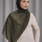 songket tie back shawl in wood by buttonscarves