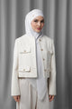 Tapis Tie Back Square - Bright White