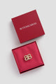 Twin Crystal Petite Brooch - Gold