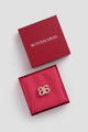 Twin Crystal Petite Brooch - Rose Gold