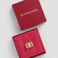 Twin Petite Brooch - Gold
