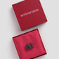 Twin Petite Brooch - Hematite