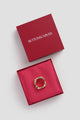 Twin Ring Brooch - Gold